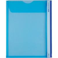キングジム Mホルダー A4 タテ型 青 733Wアオ 1セット(4冊)