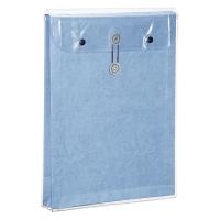 オキナ ビニールバック 角0 ブルー VB0EB 1枚