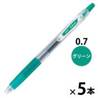 パイロット ジュース Juice 0.7mm ゲルインクボールペン グリーン LJU10FG 5本