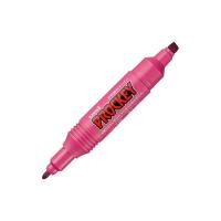 プロッキー 水性ペン 太・細ツイン 単色 赤紫 1本 PM150TR.11 三菱鉛筆 uni