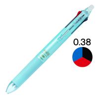 フリクションボール3スリム　0.38mm　パールブルー軸　青　消せる3色ボールペン　5本　LKFBS-60UF-PL　パイロット