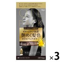 ビゲン オイルパックカラー 4WB やや明るいウォームブラウン 3個 白髪染め クリームタイプ ホーユー