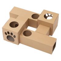 ねこねこトンネル BOX+T字セット（L字 2個、T字 2個）アイリスオーヤマ