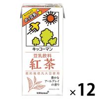 キッコーマン 豆乳飲料 紅茶 1000ml 1セット（12本）