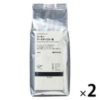 【コーヒー粉】無印良品 オリジナルブレンド コーヒー ダークテイスト 粉 200g 1セット（1袋×2） 良品計画