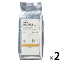【コーヒー粉】無印良品 オリジナルブレンド コーヒー ライトテイスト 粉 200g 1セット（1袋×2） 良品計画