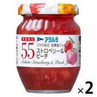 アヲハタ55 ストロベリー＆ピーチ 150g 2個 ジャム スプレッド パン