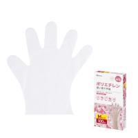 アイリスオーヤマ 使い捨て手袋 ポリエチレン手袋 Mサイズ RCPE-100M 1箱（100枚入）