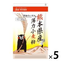 熊本製粉 熊本県産薄力小麦粉 肥後のいずみ 500g 1セット（1個×5）