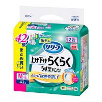 花王 リリーフ　パンツタイプ　上げ下げらくらくうす型パンツ　2回分　ＭーＬ　1箱（42枚入×3パック）