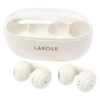 耳をふさがない イヤフォン アイボリー LAKOLE/ラコレ