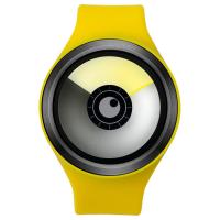 ZEROO ゼロ AURORA BOREALIS 電池式クォーツ 腕時計 [W00702B03SR09] イエロー デザインウォッチ おしゃれ時計 | 8号店