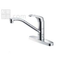 SANEI(旧:三栄水栓製作所):シングル台付分岐混合栓 型式:K676BK-13 | 配管部品 ヤフー店