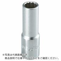 TONE ディープソケット(12角) 対辺寸法16mm 全長54mm ( 3D-16L ) TONE(株) | 配管材料プロトキワ