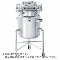 日東 ステンジャケット型フランジオープン加圧容器脚付200L  ( PCN-O-J-L-200 ) | 配管材料プロトキワ