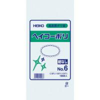 HEIKO ポリ規格袋 ヘイコーポリ 03 No.6 紐なし 100枚入り ( 006610601 ) (株)シモジマ | 配管材料プロトキワ