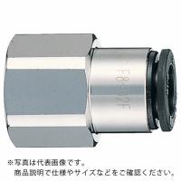 チヨダ ファイブフィメイルコネクタ 6mm・RC3/8 ( F6-03F ) 千代田通商(株) | 配管材料プロトキワ