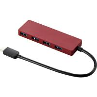 エレコム USB Type-C接続4ポートUSB3.1ハブ  ( U3HC-A429BRD ) | 配管材料プロトキワ