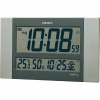 SEIKO 電波時計 セイコーネクスタイム  銀色 150×260×26mm ( ZS451S ) セイコータイムクリエーション(株) | 配管材料プロトキワ