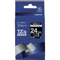 ブラザー Tzeテープ 白文字/黒地/24mm ( TZE-355 ) ブラザー販売(株) | 配管材料プロトキワ