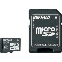 バッファロー Class10 microSDHCカード SD変換アダプター付 32GB ( RMSD-32GC10AB ) | 配管材料プロトキワ