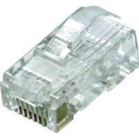 コーニング Cat5e RJ45モジュラープラグ (100個入) ( VOL-RJ45PLG-5ELL ) コーニングインターナショナル(株) | 配管材料プロトキワ