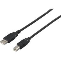 バッファロー USB2.0ケーブル(A to B) 1.5m ブラック  ( BSUAB215BK ) (株)バッファロー | 配管材料プロトキワ