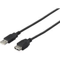 バッファロー USB2.0 A to A 延長ケーブル 5.0m ブラック ( BU2AA50BK ) (株)バッファロー | 配管材料プロトキワ