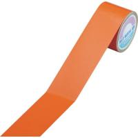 緑十字 ラインテープ(反射) オレンジ 反射-50YR 50mm幅×10m 屋内用 ポリエステル ( 265015 ) (株)日本緑十字社 | 配管材料プロトキワ