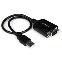 スターテック シリアル変換ケーブル/USB-A - RS232C/30cm/920Kbps/ブラック ( ICUSB232PRO ) | 配管材料プロトキワ