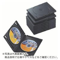 エレコム DVDトールケース2枚収納/10枚セット(ブラック)  ( CCD-DVD06BK ) | 配管材料プロトキワ