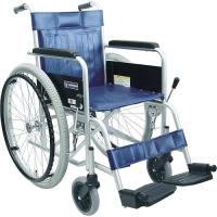 カワムラ スチール製車椅子 座幅42CM ( KR801N ) (株)カワムラサイクル | 配管材料プロトキワ