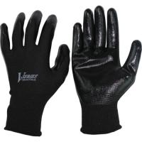 【SALE価格】おたふく ニトリル背抜き手袋 ブラック L ( A-32-BK-L ) おたふく手袋(株) | 配管材料プロトキワ