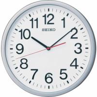 SEIKO 電波掛時計 直径361×48 P枠 銀色メタリック ( KX229S ) セイコータイムクリエーション(株) | 配管材料プロトキワ