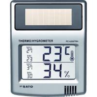 佐藤 ソーラーデジタル温湿度計 (1050-10) ( PC-5200TRH ) (株)佐藤計量器製作所 | 配管材料プロトキワ