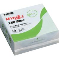 クレシア　ワイプオール　Ｘ５０ブルー　４つ折り ( 60650 )  ( I8E70 ) | 配管材料プロトキワ