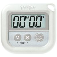 タニタTANITA丸洗いタイマー１００分計TD-376-WHホワイト 