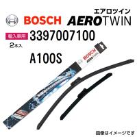 新品 BOSCH エアロツインワイパー プジョー 307 (T6) 2005年6月-2007年8月 左ハンドル用 A100S 2本入り  送料無料 | ハクライショップ