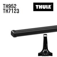 マツダ スクラムバン TH952 7123 THULE ベースキャリア  送料無料 | ハクライショップ