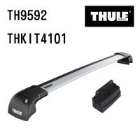THULE ベースキャリア セット TH9592 THKIT4101 送料無料 | ハクライショップ