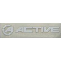 ACTIVE 抜き文字ステッカー ホワイト 120mm ACTIVE（アクティブ） | バイク メンテ館2号店