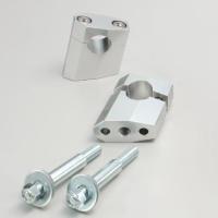 X-4 ヘキサゴン型 セットバックホルダーH40 シルバー HURRICANE（ハリケーン） | バイク メンテ館2号店