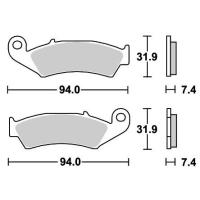 NX125（88年〜） ストリート（セラミック）ブレーキパッド フロント用 603HF SBS（エスビーエス） | バイク メンテ館2号店