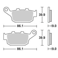 881LS ストリートエクセル（シンター）ブレーキパッド SBS（エスビーエス） | バイク メンテ館2号店