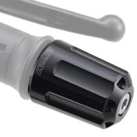 バーエンド アルミビレット ヘビーウエイト（リボルバー） カワサキ M17タイプ ブラック DAYTONA（デイトナ） | バイク メンテ館