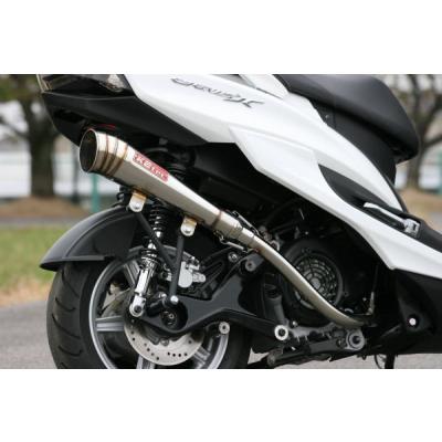 シグナスx 1型、2型、3型用　K2tecステンレスフルエキメガホンマフラー Volta メガホンマフラー K2-tec（ケイツーテック） シグナスX