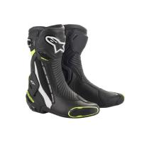 SMX PLUS V2 ブーツ 125 BLACK WHITE YELLOW FLUO 40/25.5cm アルパインスターズ（alpinestars） | バイク メンテ館