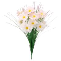 日限定07 大特価 造花 YDM グラスガーベラブッシュ ホワイト FP-5021-W 造花ギフト 仏花 | はなどんやアソシエ