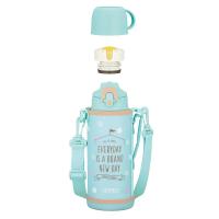 サーモス 水筒 真空断熱2ウェイボトル 0.8L/0.83L ミントベージュ 直飲み コップ | Mantendo 良品ヤフー店