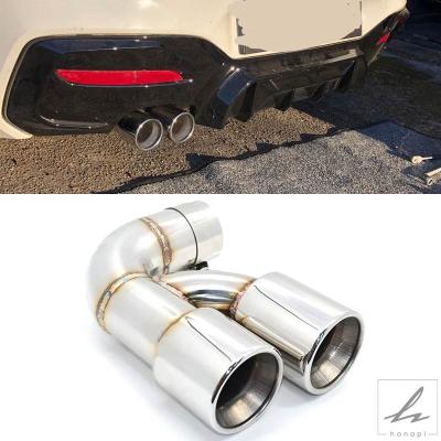 オートテールパイプ E90用 E91用 F30用 ダブルアウトエキゾースト